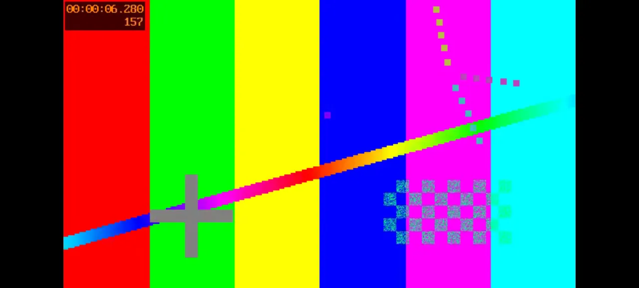 The sample clip playing in the Jellyfin web player
